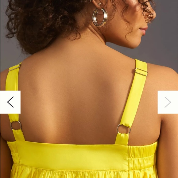 Bloni Square Neck Taffeta Bubble Dress - Picture 10 of 16